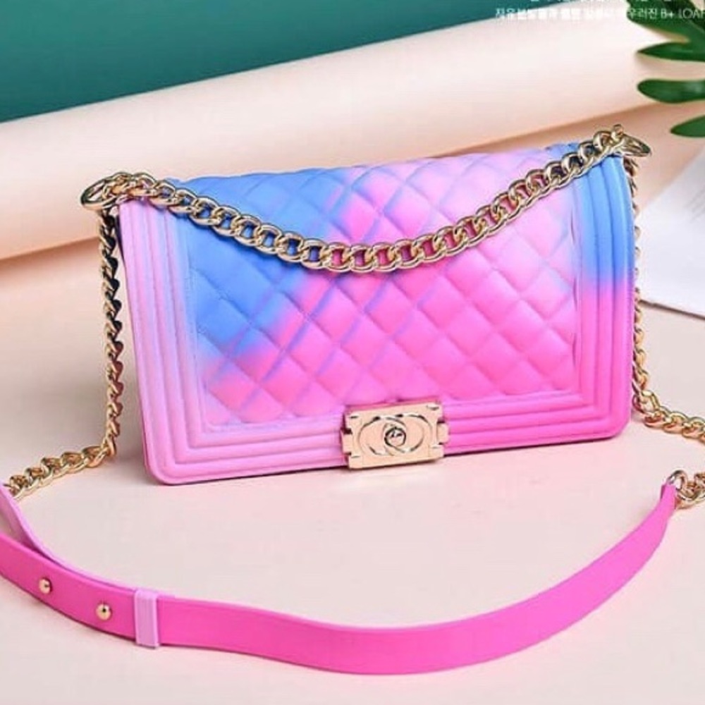 Colorful Jelly Purse.